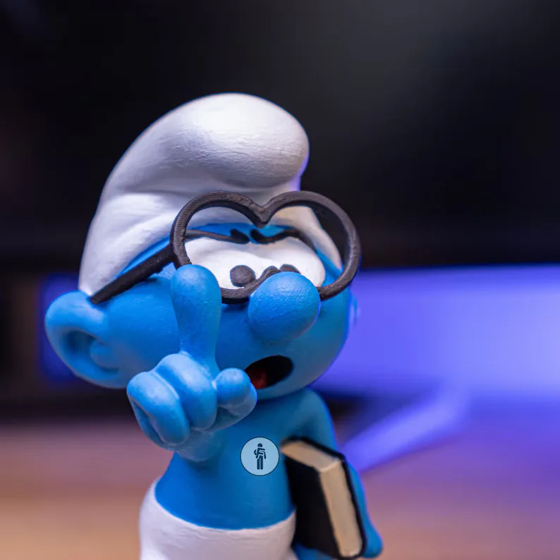 فیگور Brainy Smurf از انیمیشن The Smurfs - تصویر 1